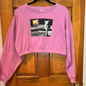 MTV Cropped Sweatshirt